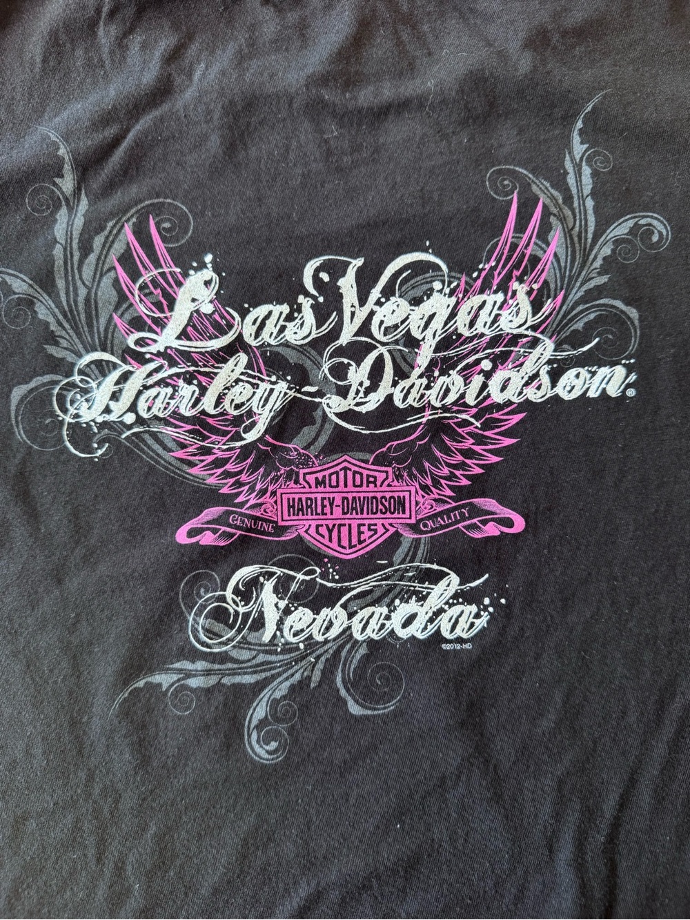 Women’s Harley Davidson Las Vegas Nevada  short sleeve top  - like new